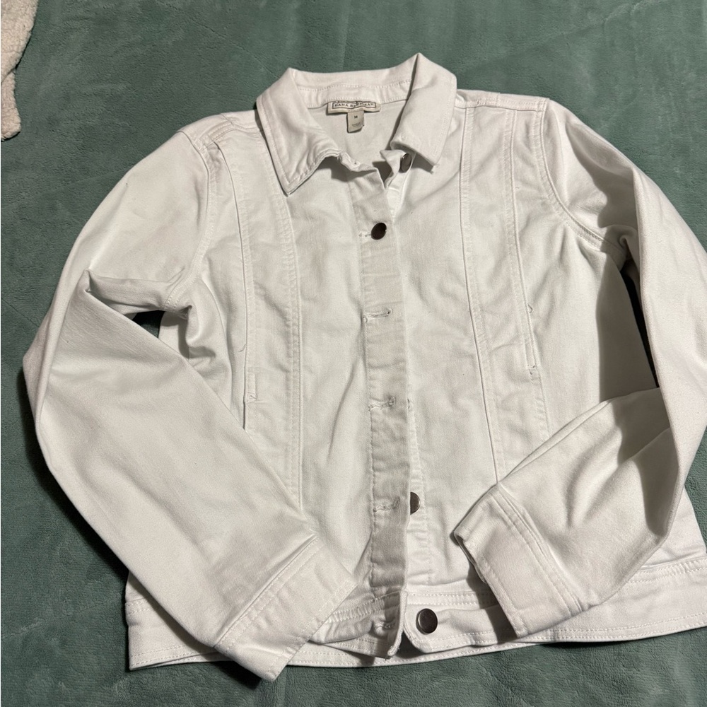 Women's White Denim Jacket
